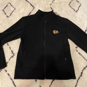 black hawks full zip up jacket